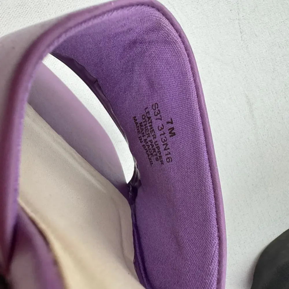 Y2K Naturalizer Purple Slip On Heeled Sandal